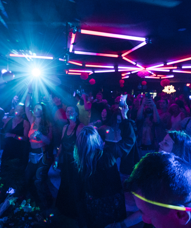 Dance party at humankind