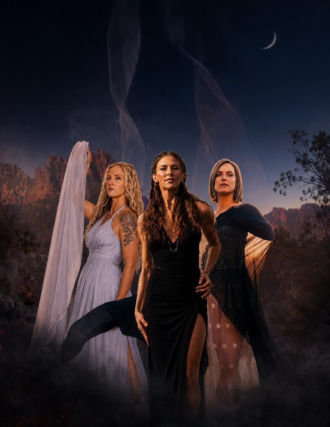 Siren Gliss, EIR and Heather Christie in Sedona.