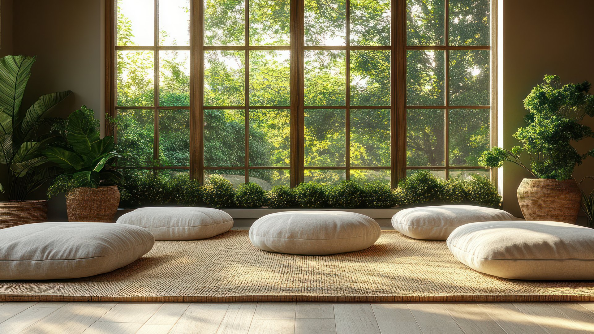 Space designed for stillness